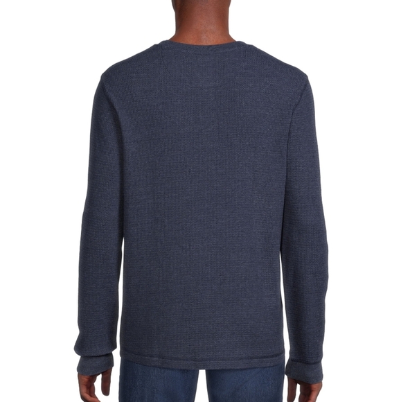 NEW! George Cream and Blue Long Sleeve Tees Casual Comfort sz XS/S NWT - Picture 7 of 11